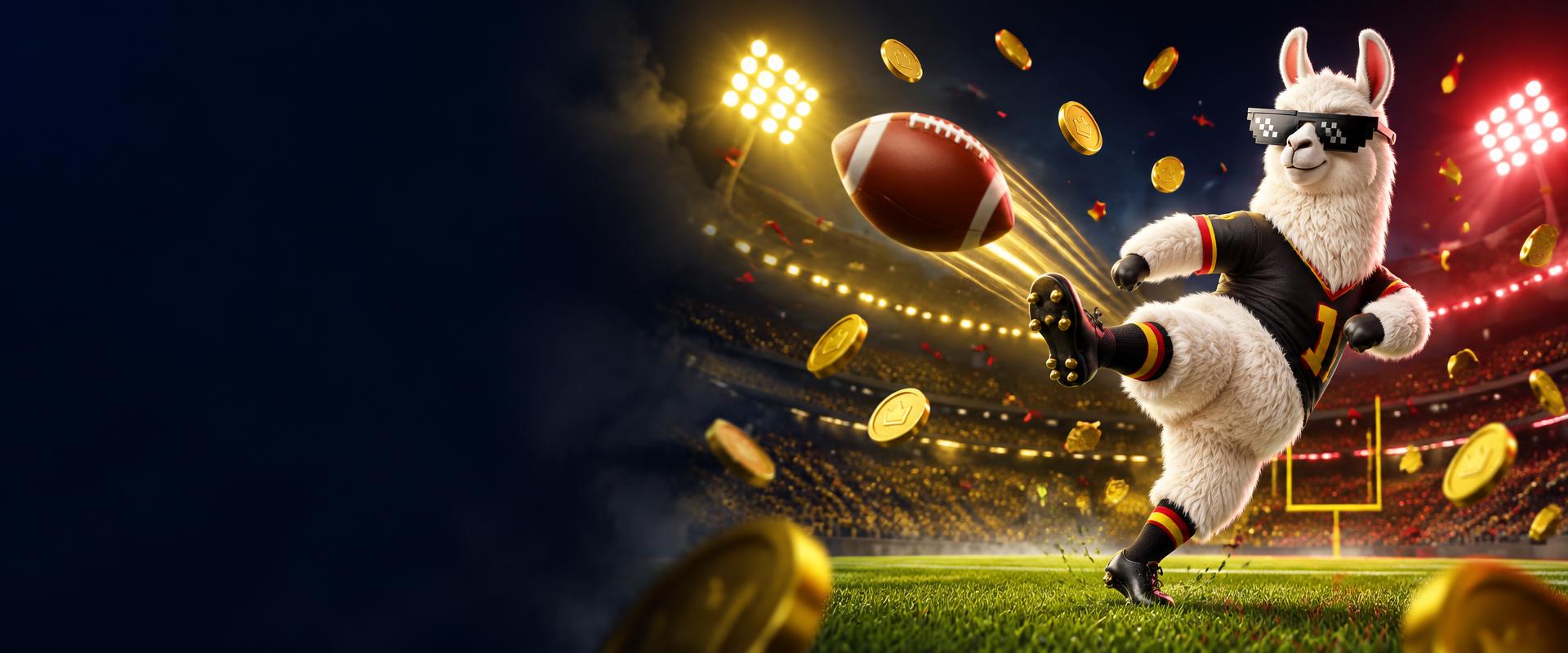 Lamba Bet sportsbook sfeerbeeld met stadion